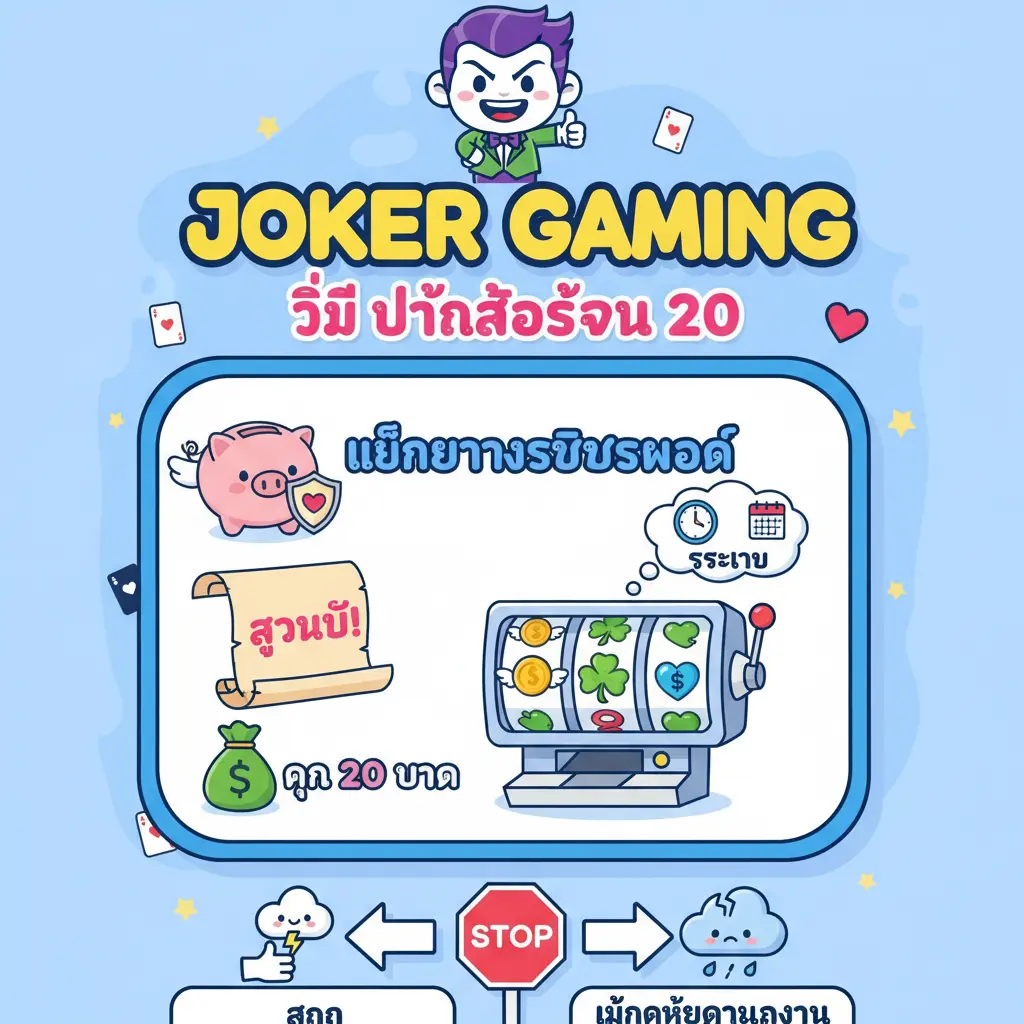 วิธี ปั่นสล็อตทุน 20 - Joker Gaming